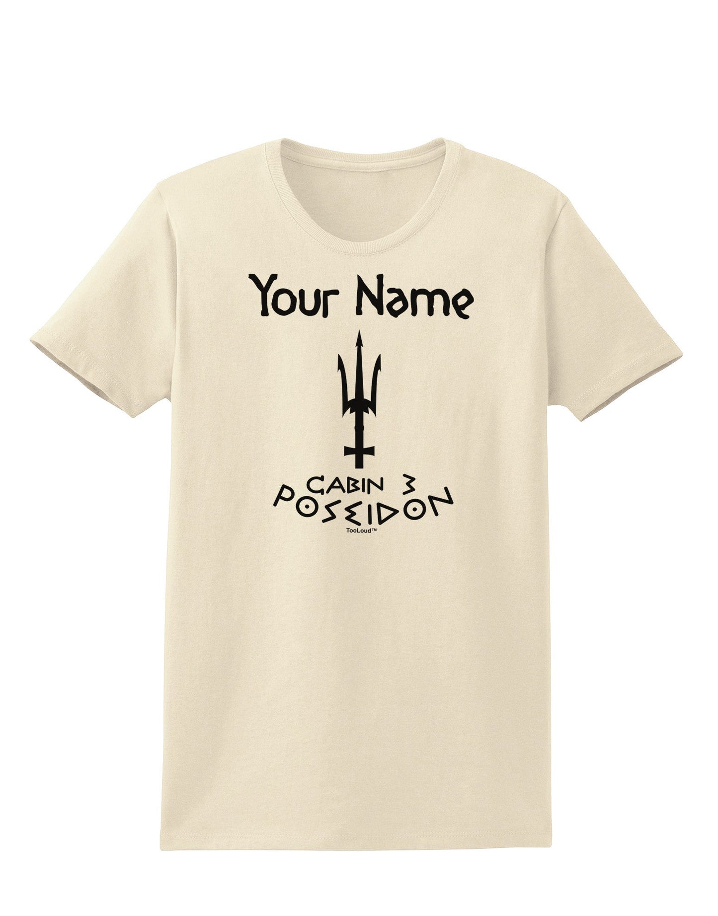 Personalized Cabin 3 Poseidon Womens T-Shirt-Womens T-Shirt-TooLoud-Natural-X-Small-Davson Sales