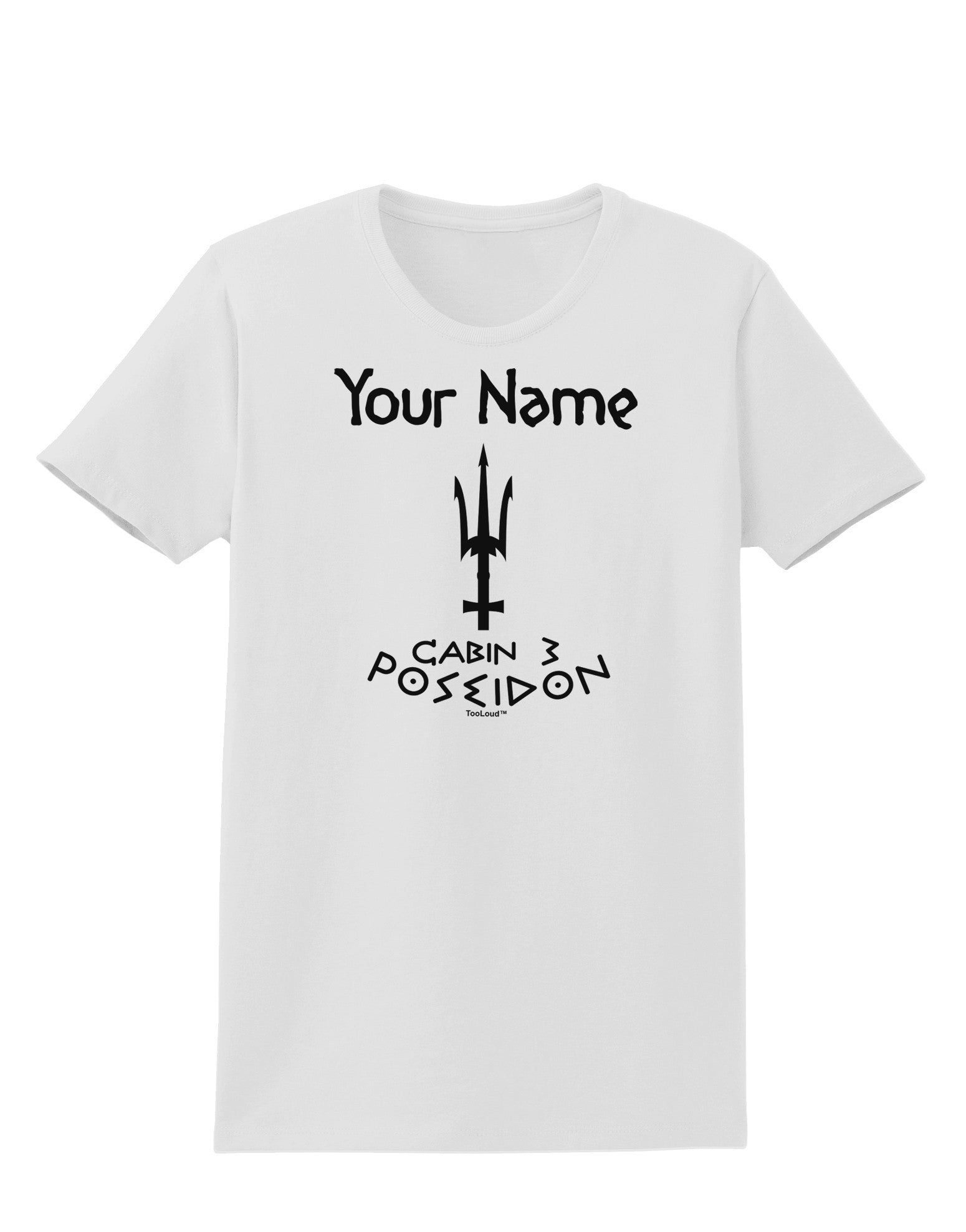 Personalized Cabin 3 Poseidon Womens T-Shirt-Womens T-Shirt-TooLoud-White-X-Small-Davson Sales
