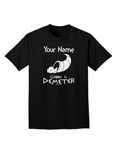 Personalized Cabin 4 Demeter Adult Dark T-Shirt-Mens T-Shirt-TooLoud-Black-Small-Davson Sales