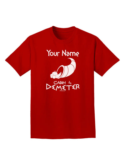 Personalized Cabin 4 Demeter Adult Dark T-Shirt-Mens T-Shirt-TooLoud-Red-Small-Davson Sales