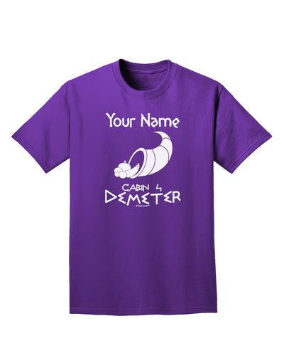 Personalized Cabin 4 Demeter Adult Dark T-Shirt-Mens T-Shirt-TooLoud-Purple-Small-Davson Sales