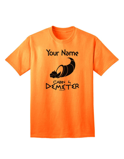 Personalized Cabin 4 Demeter Adult T-Shirt-Mens T-Shirt-TooLoud-Neon-Orange-Small-Davson Sales