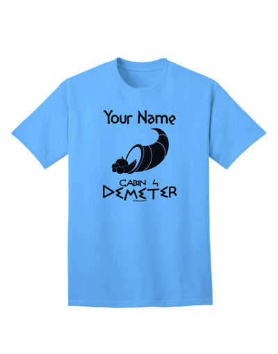 Personalized Cabin 4 Demeter Adult T-Shirt-Mens T-Shirt-TooLoud-Aquatic-Blue-Small-Davson Sales