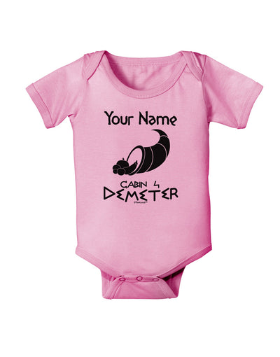 Personalized Cabin 4 Demeter Baby Romper Bodysuit-Baby Romper-TooLoud-Light-Pink-06-Months-Davson Sales