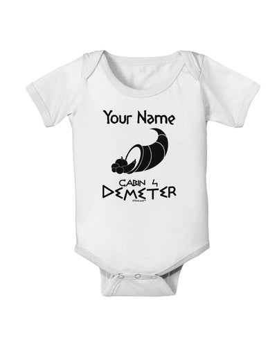 Personalized Cabin 4 Demeter Baby Romper Bodysuit-Baby Romper-TooLoud-White-06-Months-Davson Sales