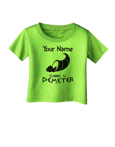 Personalized Cabin 4 Demeter Infant T-Shirt-Infant T-Shirt-TooLoud-Lime-Green-06-Months-Davson Sales