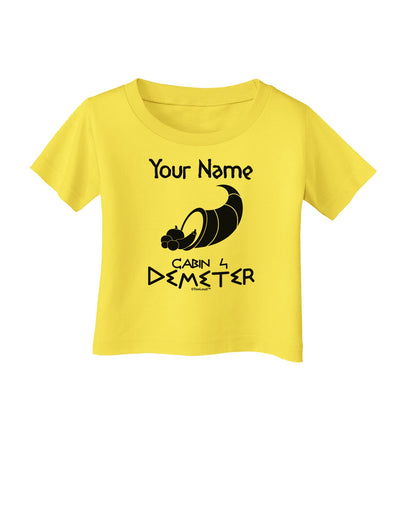 Personalized Cabin 4 Demeter Infant T-Shirt-Infant T-Shirt-TooLoud-Yellow-06-Months-Davson Sales