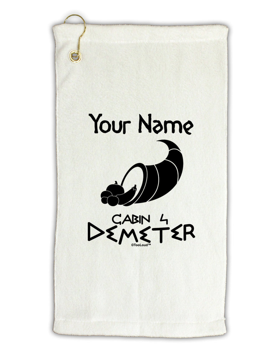 Personalized Cabin 4 Demeter Micro Terry Gromet Golf Towel 11&#x22;x19-Golf Towel-TooLoud-White-Davson Sales