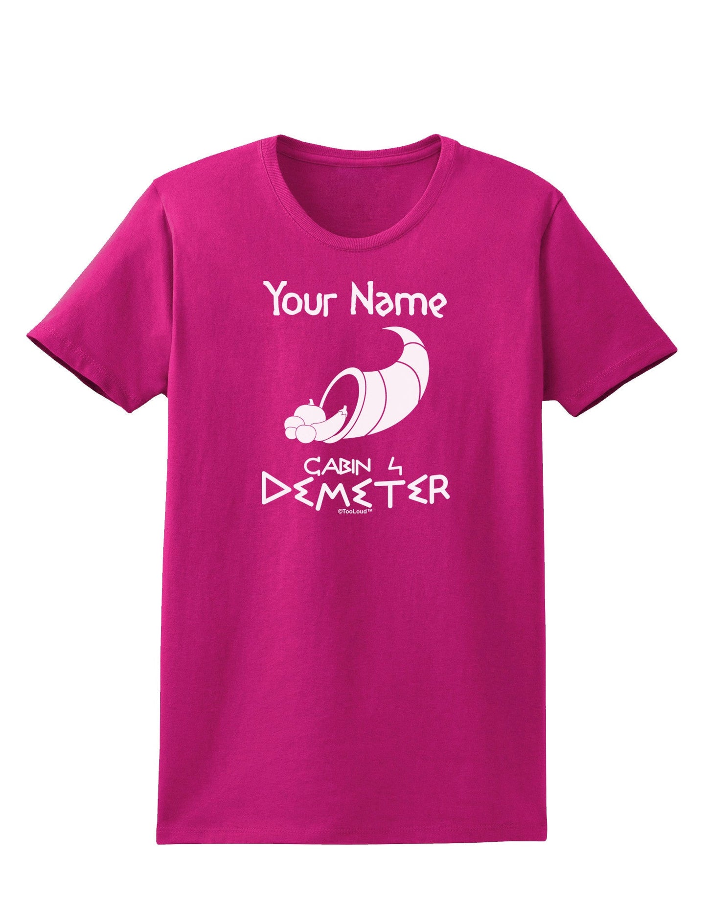 Personalized Cabin 4 Demeter Womens Dark T-Shirt-TooLoud-Hot-Pink-Small-Davson Sales
