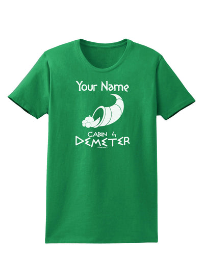 Personalized Cabin 4 Demeter Womens Dark T-Shirt-TooLoud-Kelly-Green-X-Small-Davson Sales