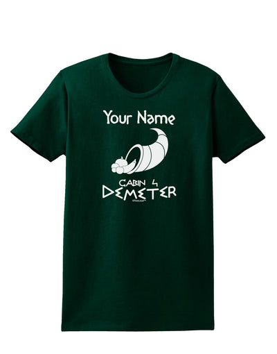 Personalized Cabin 4 Demeter Womens Dark T-Shirt-TooLoud-Forest-Green-Small-Davson Sales