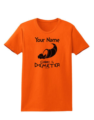 Personalized Cabin 4 Demeter Womens T-Shirt-Womens T-Shirt-TooLoud-Orange-X-Small-Davson Sales