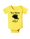 Personalized Cabin 5 Ares Baby Romper Bodysuit by-Baby Romper-TooLoud-Yellow-06-Months-Davson Sales