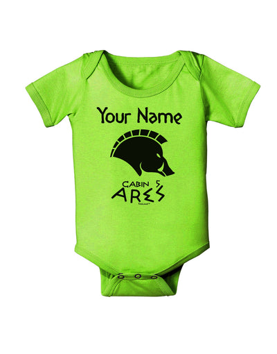 Personalized Cabin 5 Ares Baby Romper Bodysuit by-Baby Romper-TooLoud-Lime-Green-06-Months-Davson Sales