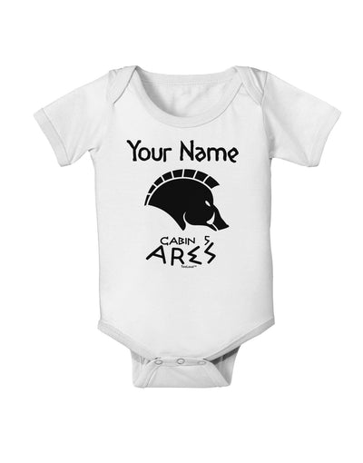 Personalized Cabin 5 Ares Baby Romper Bodysuit by-Baby Romper-TooLoud-White-06-Months-Davson Sales