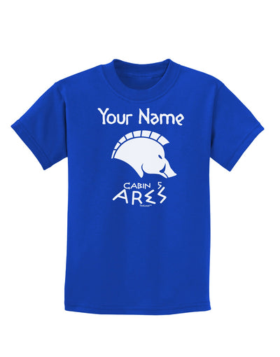 Personalized Cabin 5 Ares Childrens Dark T-Shirt-Childrens T-Shirt-TooLoud-Royal-Blue-X-Small-Davson Sales