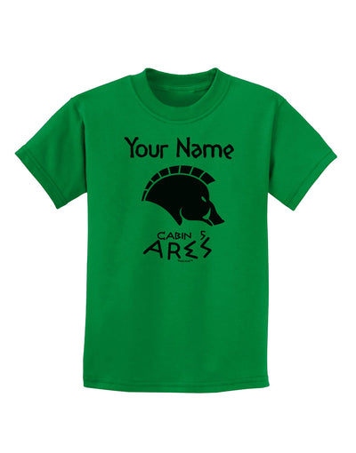 Personalized Cabin 5 Ares Childrens T-Shirt-Childrens T-Shirt-TooLoud-Kelly-Green-X-Small-Davson Sales