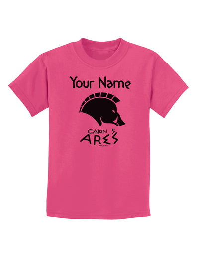 Personalized Cabin 5 Ares Childrens T-Shirt-Childrens T-Shirt-TooLoud-Sangria-X-Small-Davson Sales