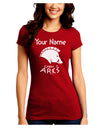 Personalized Cabin 5 Ares Juniors Crew Dark T-Shirt-T-Shirts Juniors Tops-TooLoud-Red-Juniors Fitted Small-Davson Sales