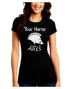 Personalized Cabin 5 Ares Juniors Crew Dark T-Shirt-T-Shirts Juniors Tops-TooLoud-Black-Juniors Fitted Small-Davson Sales