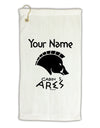 Personalized Cabin 5 Ares Micro Terry Gromet Golf Towel 16 x 25 inch by TooLoud