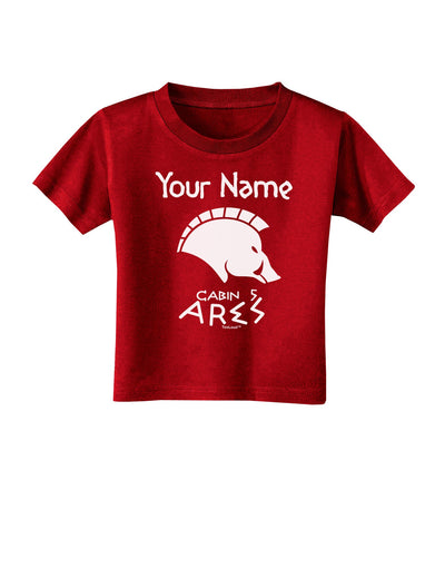 Personalized Cabin 5 Ares Toddler T-Shirt Dark by-Toddler T-Shirt-TooLoud-Red-2T-Davson Sales