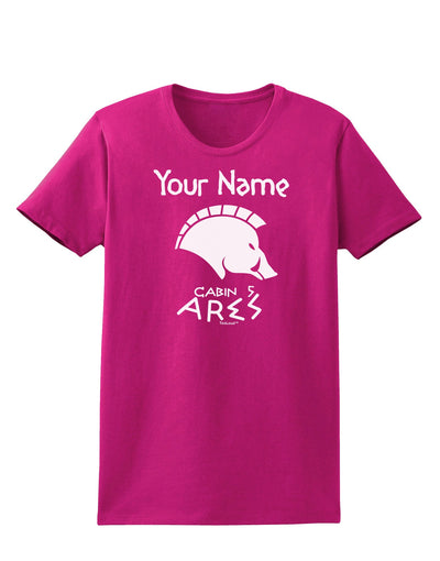 Personalized Cabin 5 Ares Womens Dark T-Shirt-TooLoud-Hot-Pink-Small-Davson Sales