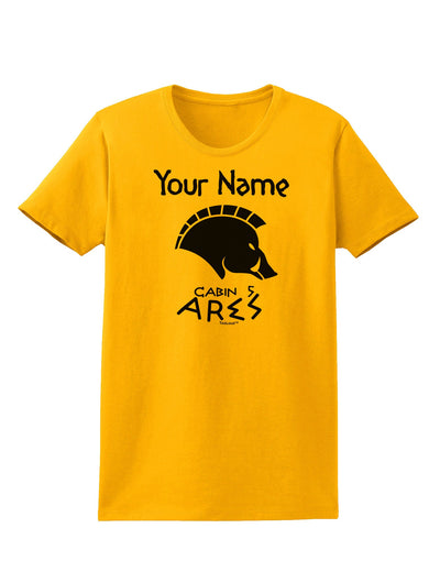 Personalized Cabin 5 Ares Womens T-Shirt-Womens T-Shirt-TooLoud-Gold-X-Small-Davson Sales