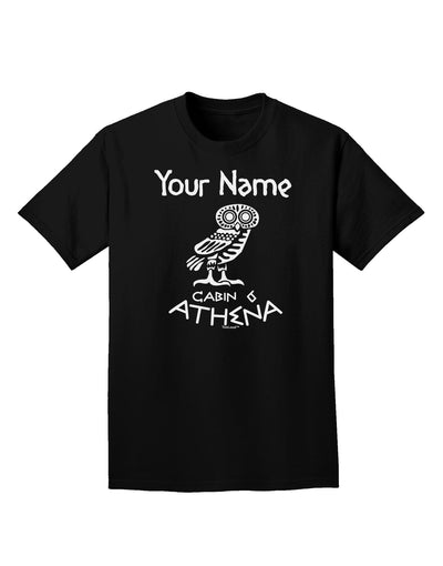 Personalized Cabin 6 Athena Adult Dark T-Shirt-Mens T-Shirt-TooLoud-Black-Small-Davson Sales