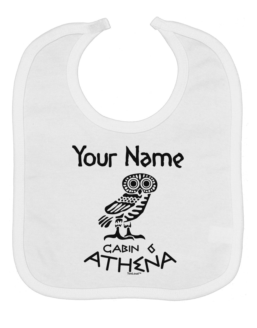 Personalized Cabin 6 Athena Baby Bib by