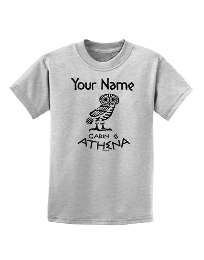 Personalized Cabin 6 Athena Childrens T-Shirt-Childrens T-Shirt-TooLoud-AshGray-X-Small-Davson Sales