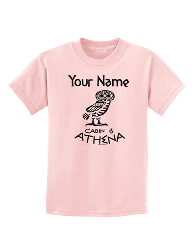 Personalized Cabin 6 Athena Childrens T-Shirt-Childrens T-Shirt-TooLoud-PalePink-X-Small-Davson Sales