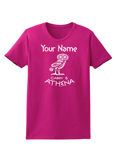 Personalized Cabin 6 Athena Womens Dark T-Shirt-TooLoud-Hot-Pink-Small-Davson Sales