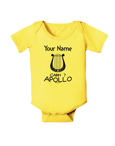 Personalized Cabin 7 Apollo Baby Romper Bodysuit-Baby Romper-TooLoud-Yellow-06-Months-Davson Sales