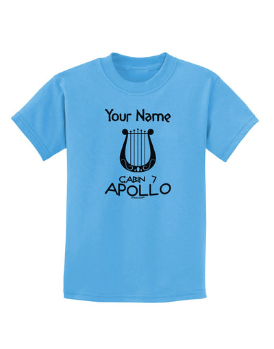 Personalized Cabin 7 Apollo Childrens T-Shirt-Childrens T-Shirt-TooLoud-Aquatic-Blue-X-Small-Davson Sales