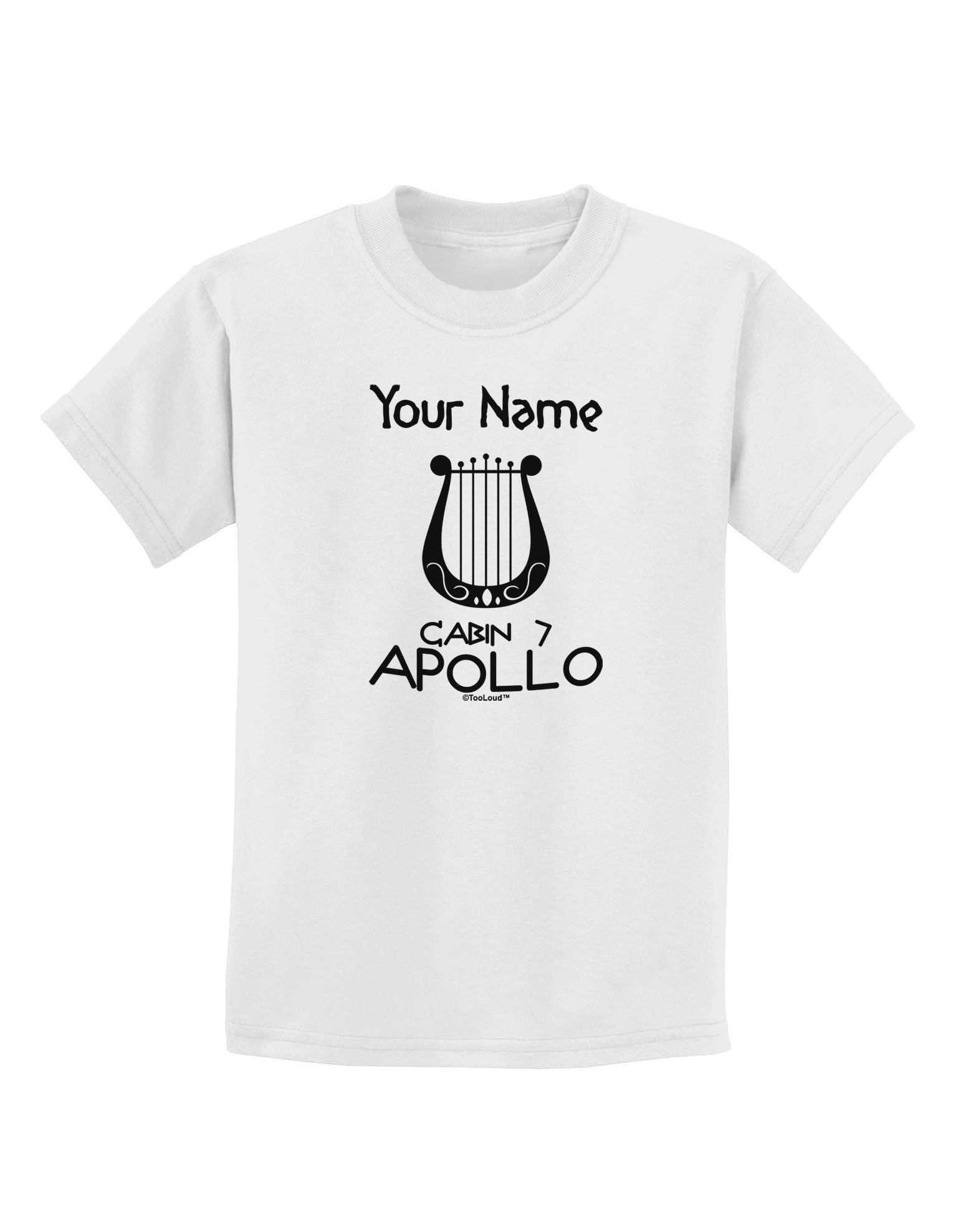 Personalized Cabin 7 Apollo Childrens T-Shirt-Childrens T-Shirt-TooLoud-White-X-Small-Davson Sales