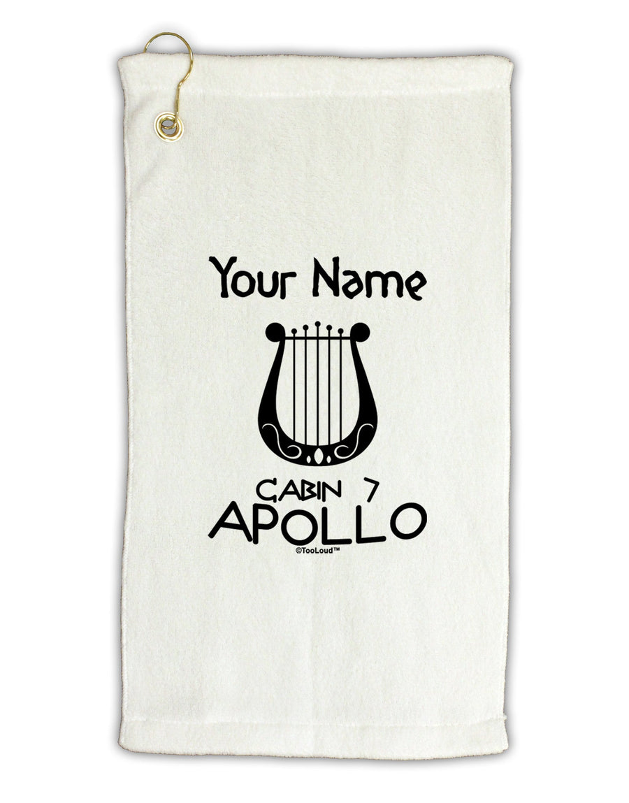 Personalized Cabin 7 Apollo Micro Terry Gromet Golf Towel 11&#x22;x19-Golf Towel-TooLoud-White-Davson Sales