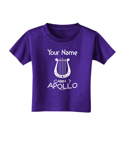 Personalized Cabin 7 Apollo Toddler T-Shirt Dark-Toddler T-Shirt-TooLoud-Purple-2T-Davson Sales