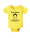 Personalized Cabin 8 Artemis Baby Romper Bodysuit-Baby Romper-TooLoud-Yellow-06-Months-Davson Sales
