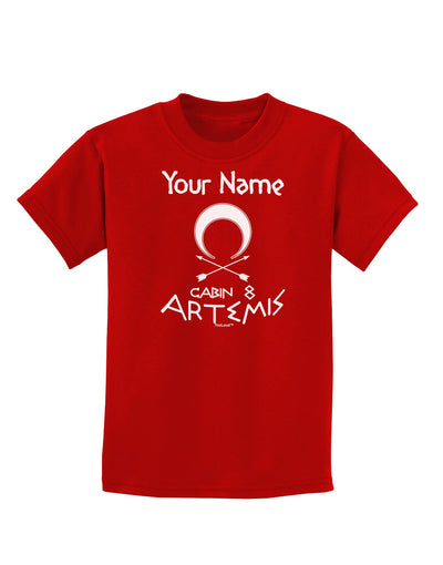 Personalized Cabin 8 Artemis Childrens Dark T-Shirt-Childrens T-Shirt-TooLoud-Red-X-Small-Davson Sales