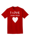 Personalized I Love Customized Adult Dark T-Shirt-Mens T-Shirt-TooLoud-Red-Small-Davson Sales