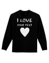 Personalized I Love Customized Adult Long Sleeve Dark T-Shirt-TooLoud-Black-Small-Davson Sales