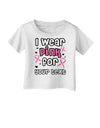 Personalized I Wear Pink for -Name- Breast Cancer Awareness Infant T-Shirt-Infant T-Shirt-TooLoud-White-06-Months-Davson Sales