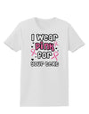 Personalized I Wear Pink for -Name- Breast Cancer Awareness Womens T-Shirt-Womens T-Shirt-TooLoud-White-X-Small-Davson Sales