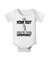 Personalized I'm -Customizable- What's Your Superpower Baby Romper Bodysuit-Baby Romper-TooLoud-White-06-Months-Davson Sales