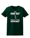 Personalized I'm -Customizable- What's Your Superpower Womens Dark T-Shirt-TooLoud-Forest-Green-Small-Davson Sales