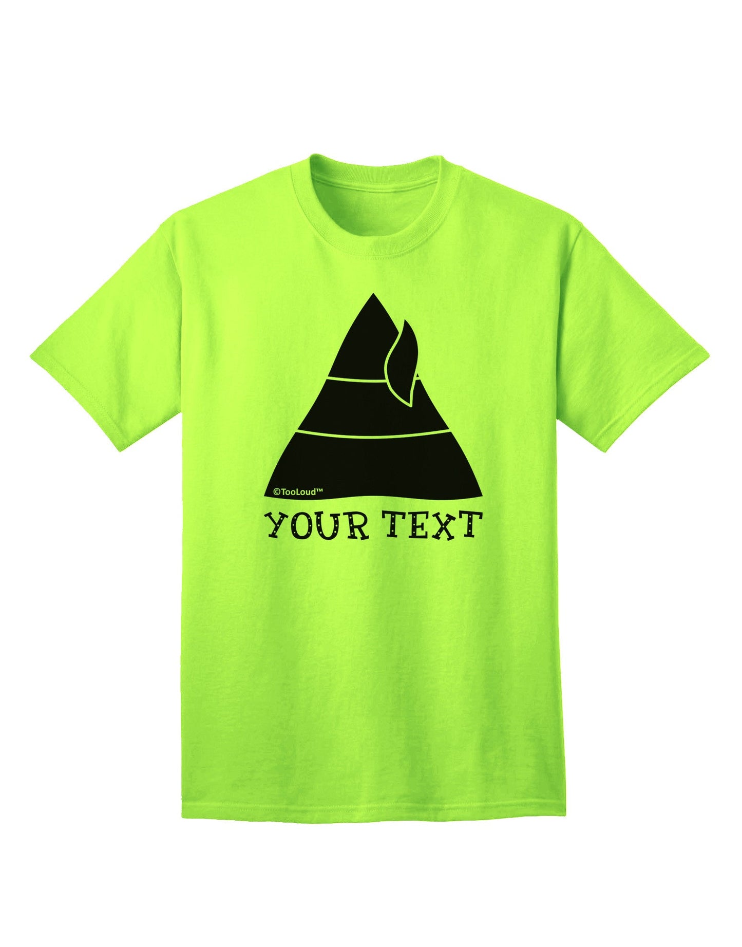 Personalized Matching Elf Family Design - Your Text Adult T-Shirt-Mens T-Shirt-TooLoud-Neon-Green-Small-Davson Sales