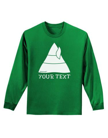 Personalized Matching Elf Family Design - Your Text CHILDRENS Long Sleeve Dark T-Shirt