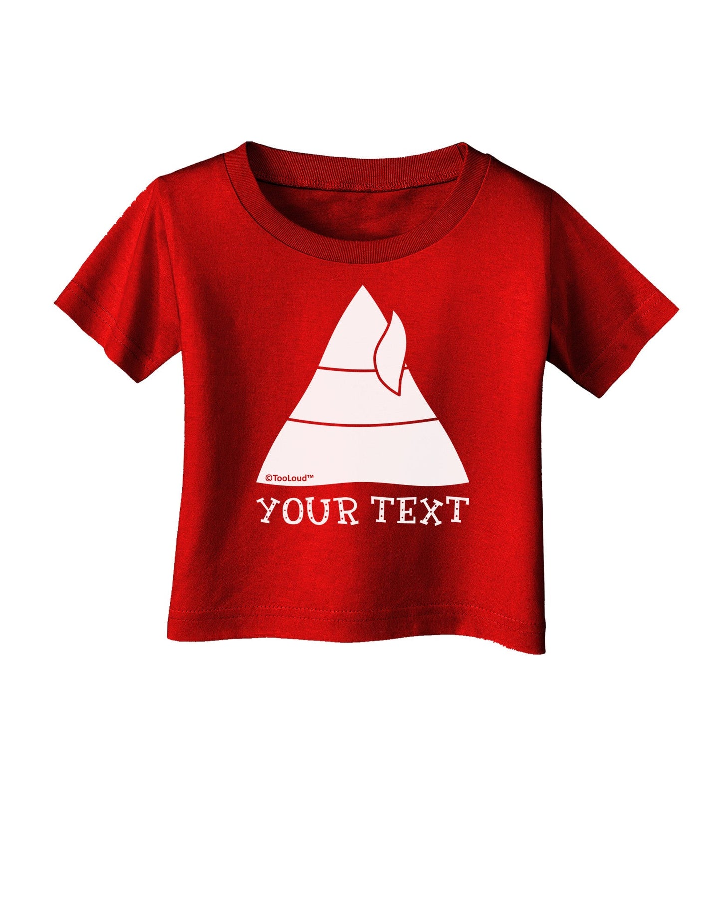 Personalized Matching Elf Family Design - Your Text Infant T-Shirt Dark-Infant T-Shirt-TooLoud-Red-06-Months-Davson Sales