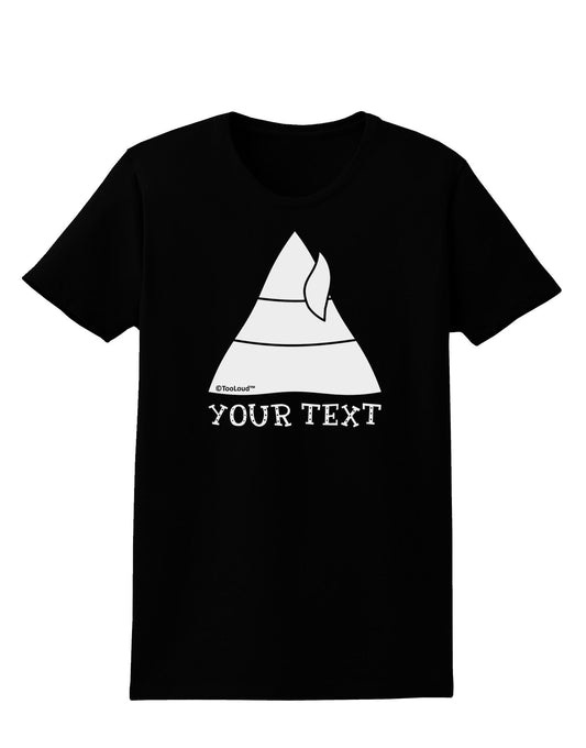 Personalized Matching Elf Family Design - Your Text Womens Dark T-Shirt-TooLoud-Black-X-Small-Davson Sales
